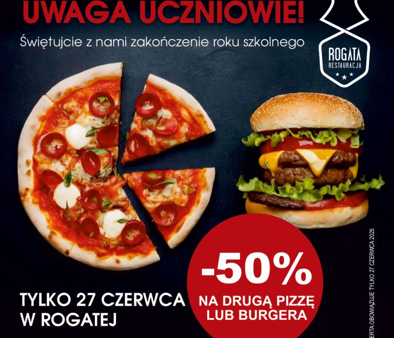 Zakończenie roku szkolnego z pyszną promocją w Restauracji Rogata!