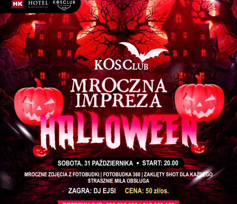 Halloween 2026 we Wrześni – mroczna impreza w KOS Club